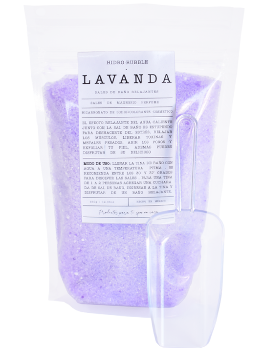 Sales relajantes Aroma Lavanda